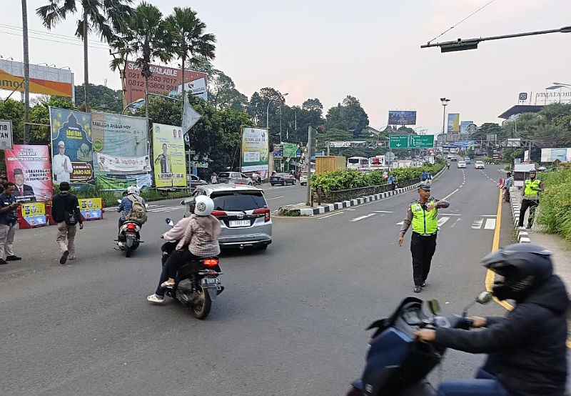 Jalur Puncak Bogor Sudah Normal Dua Arah Sore&nbsp;Ini
