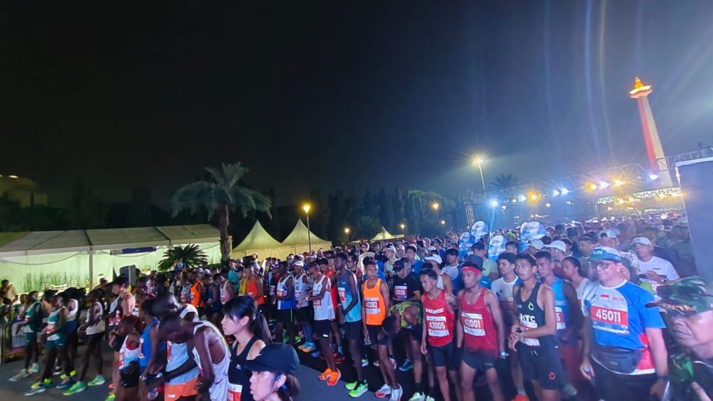 1.207 Personel TNI-Polri Amankan Jakarta International Marathon&nbsp;2024