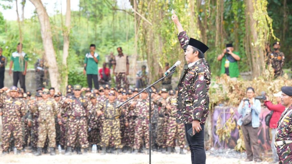 15 Ribu Banser dan Pagar Nusa Apel Kesetiaan di Bali, Gus Addin: Ksatrianya PBNU