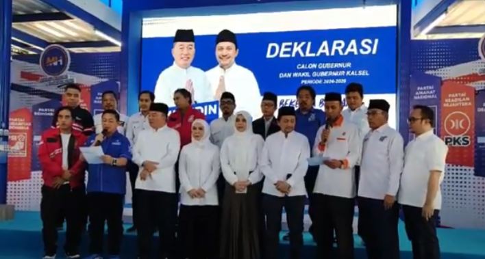 10 Partai Termasuk Perindo Deklarasi Pasangan Muhidin-Hasnuryadi di Pilgub&nbsp;Kalsel