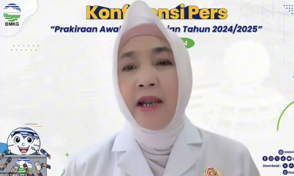 BMKG Prediksi Puncak Musim Hujan Mulai November&nbsp;2024