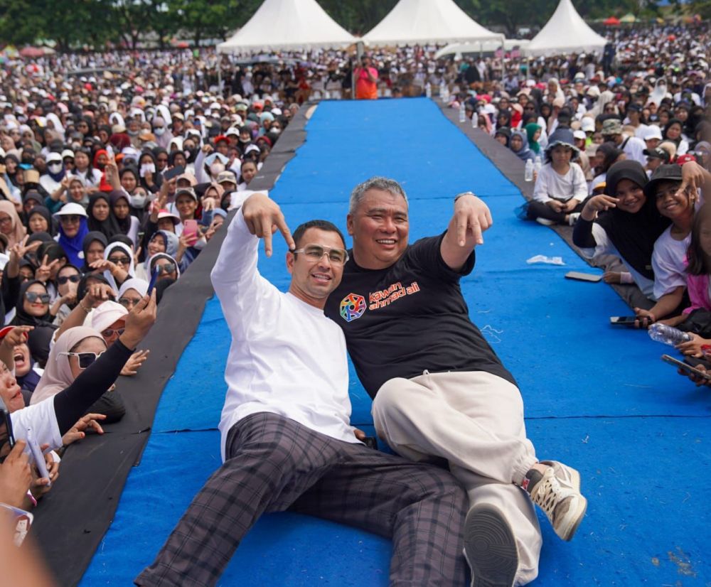 Ahmad Ali Gelar Jalan Santai Dihadiri Puluhan Ribu Warga&nbsp;Palu